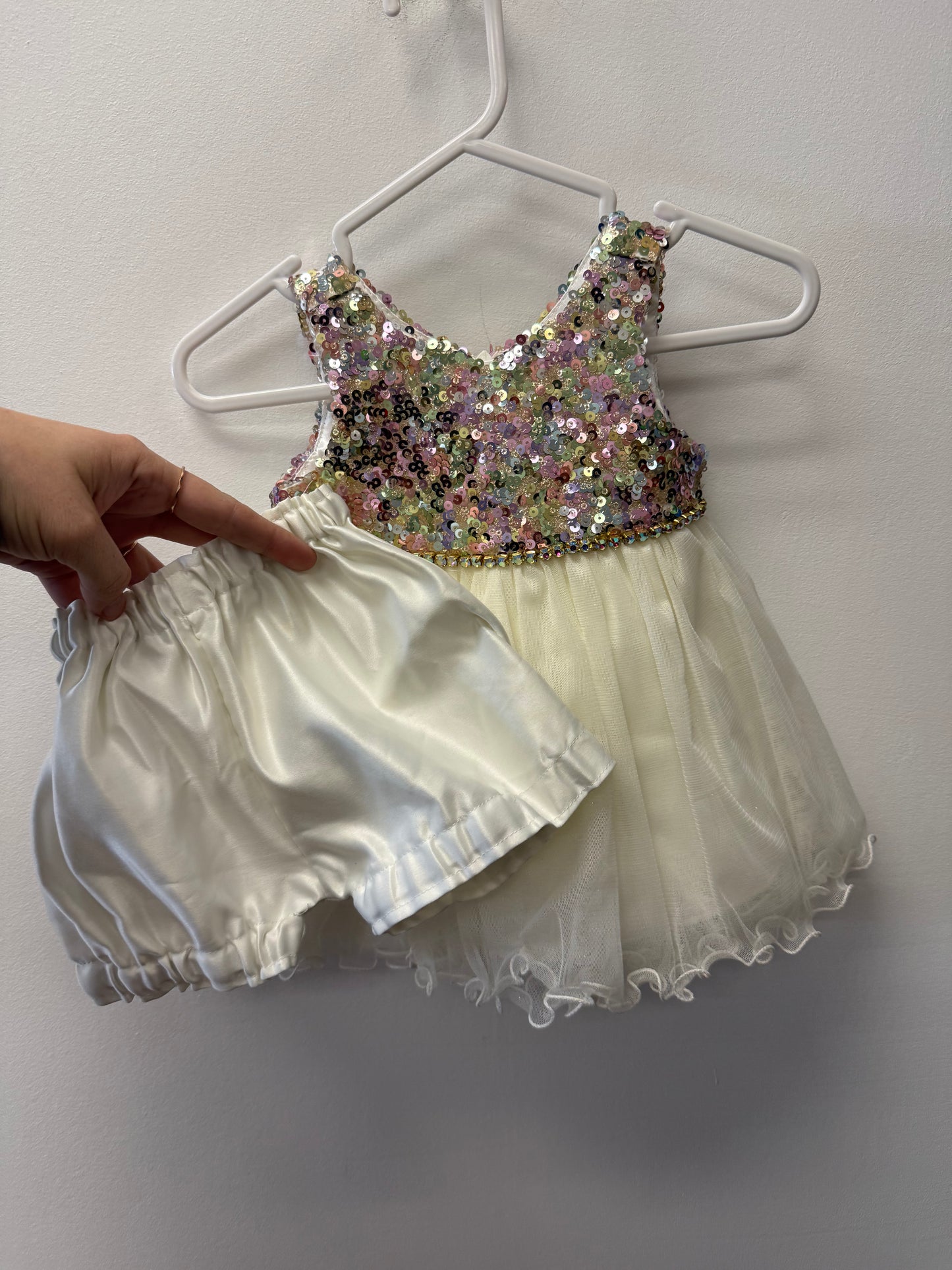 AMERICAN PRINCESS DRESS & DIAPER COVER SIZE 6M