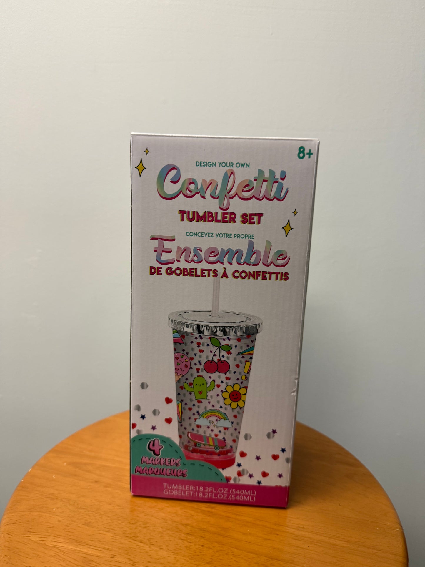 NEW CONFETTI TUMBLER SET