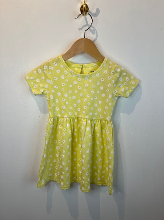 NEW GEORGE YELLOW DAISY DRESS 12-18