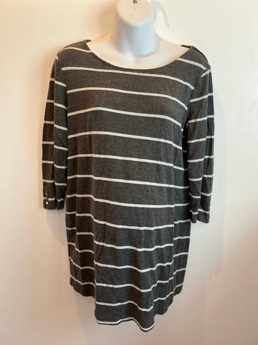 THYME STRIPPED MATERNITY SHIRT XXL