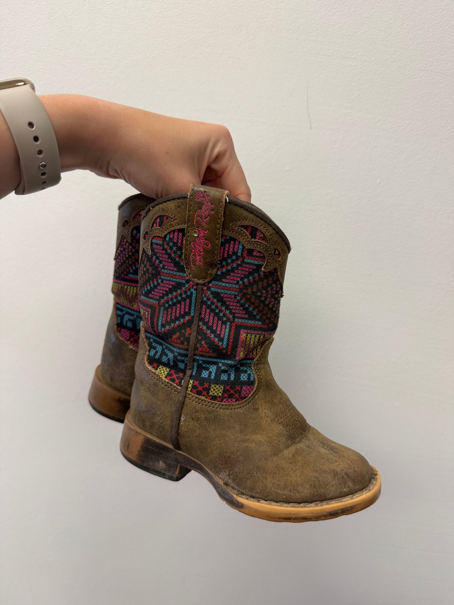 BLAZIN ROXX TODDLER COWGIRL BOOTS SIZE 6