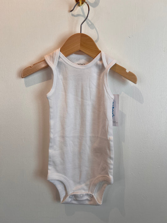 CARTERS NEW WHITE ONESIE 9 Months