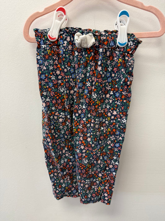 CARTERS FLORAL PANTS SIZE 18M (BLUE & PINK)