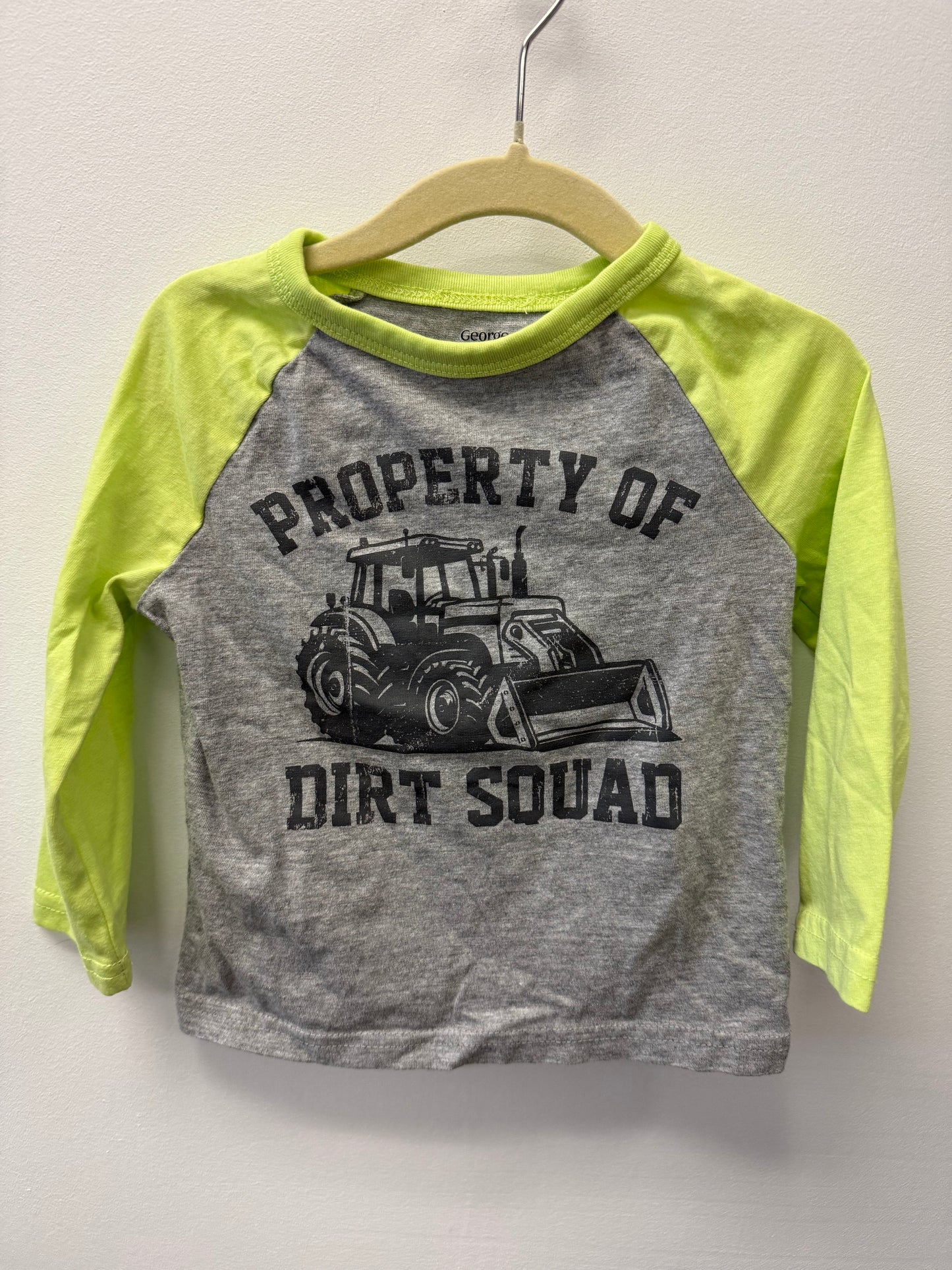 GEORGE TRACTOR SHIRT SIZE 2T