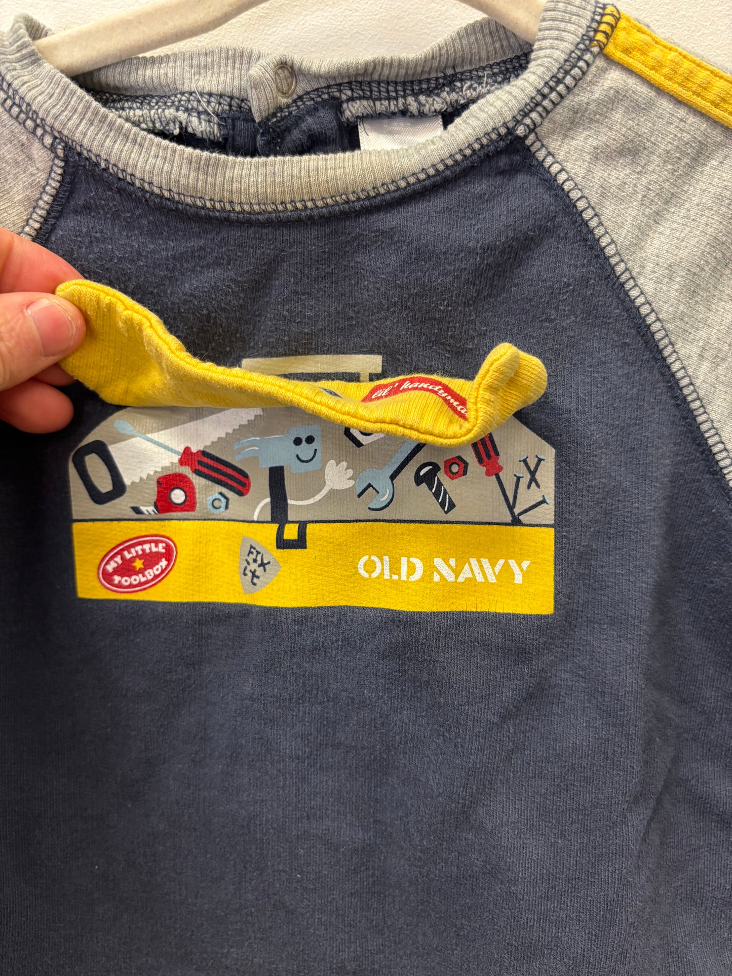 VINTAGE OLD NAVY TOOL BOX SHIRT SIZE 12-18M