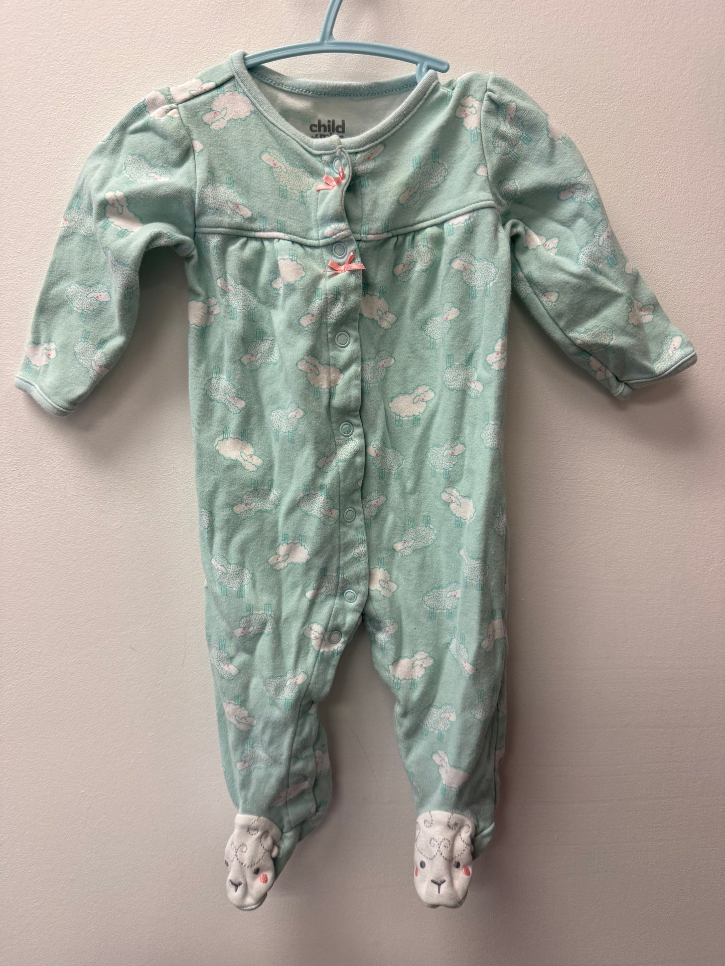 CARTERS SHEEP SLEEPER SIZE 3-6M