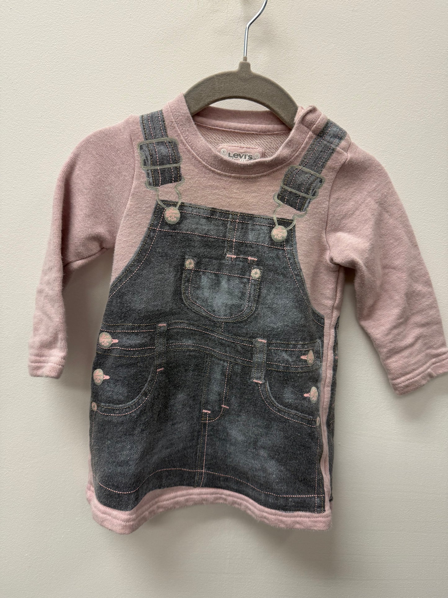 LEVIS COVERALL DRESS SIZE 12M