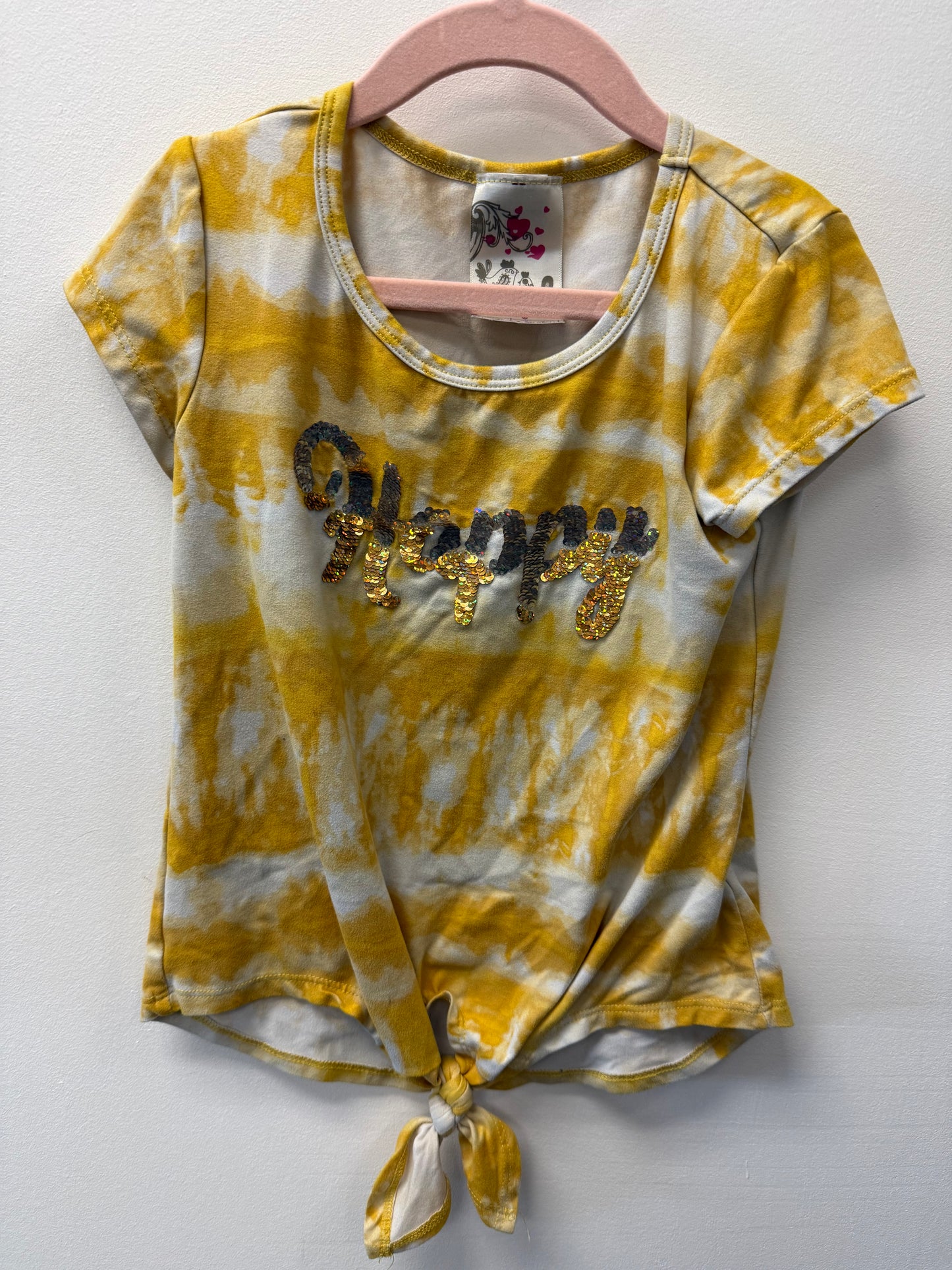 JENNA & JESSIE "HAPPY" SHIRT SIZE 7