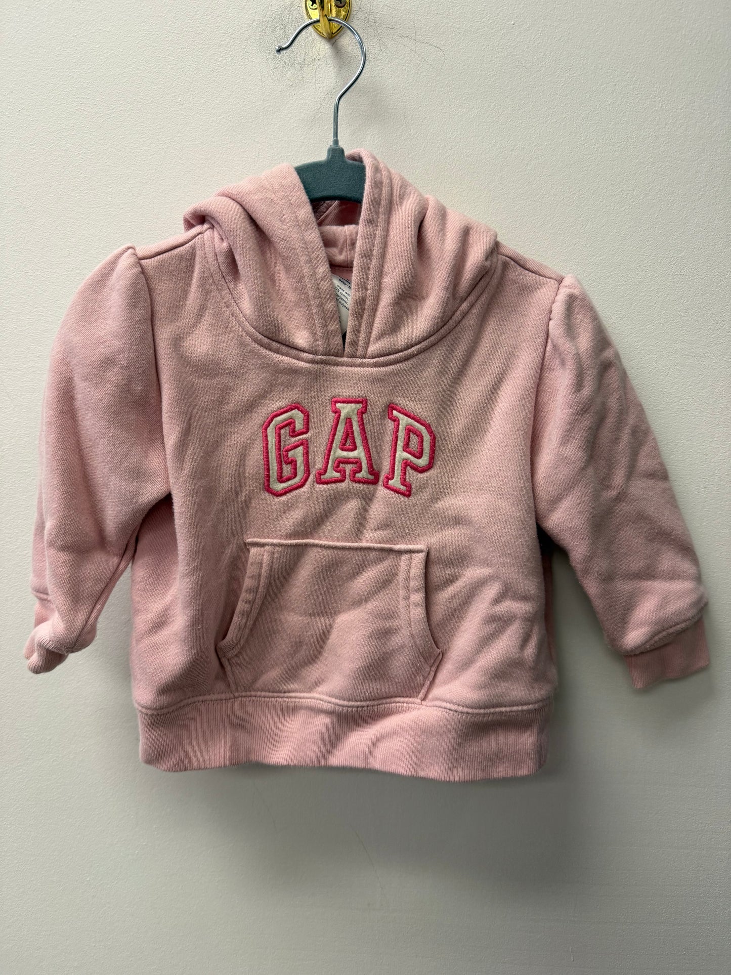 GAP PINK HOODIE SIZE 6-12M