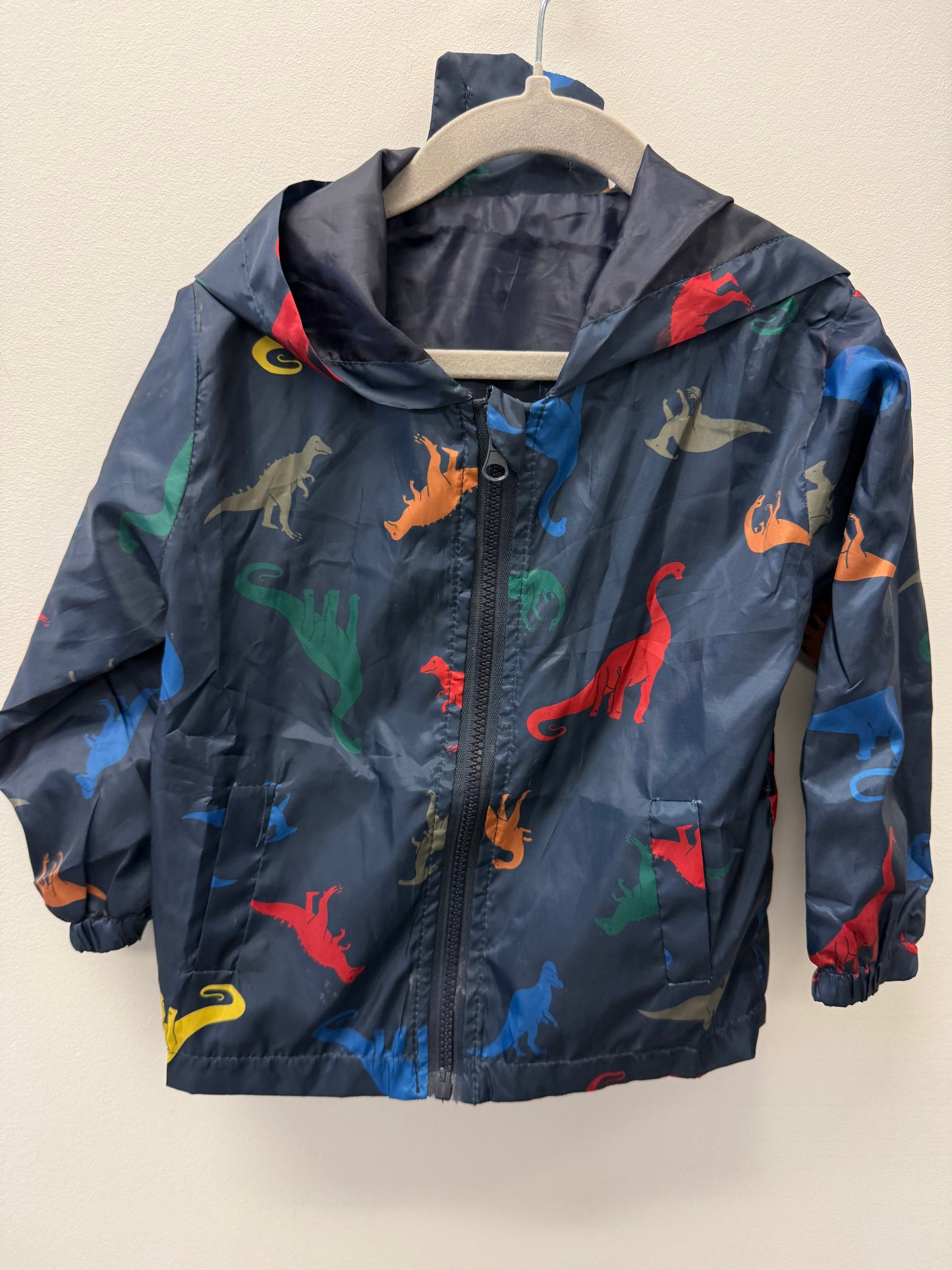 JOMAKE DINO RAIN COAT SIZE 4T