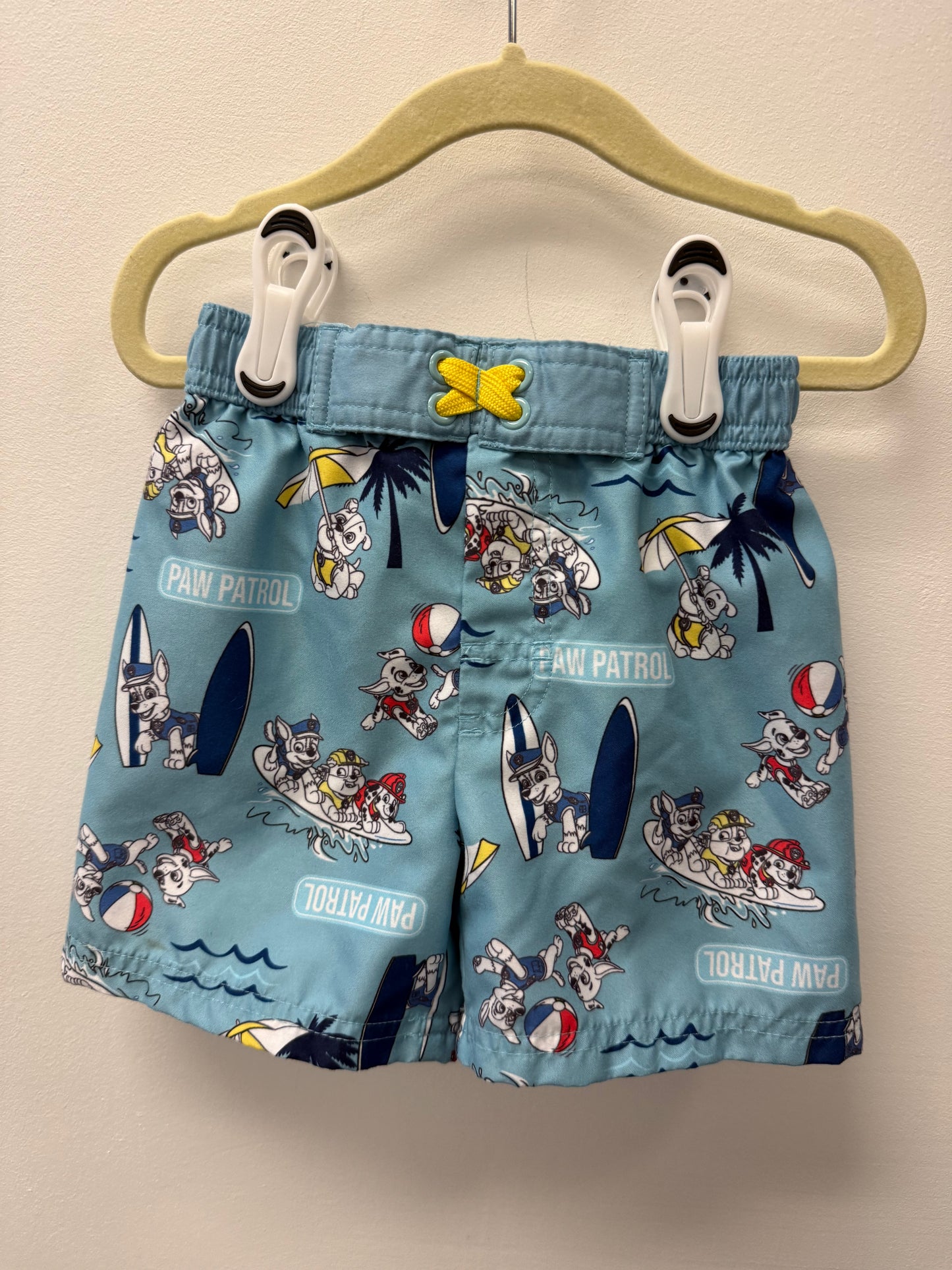 PAW PATROL SWIM SHORTS SIZE 2T