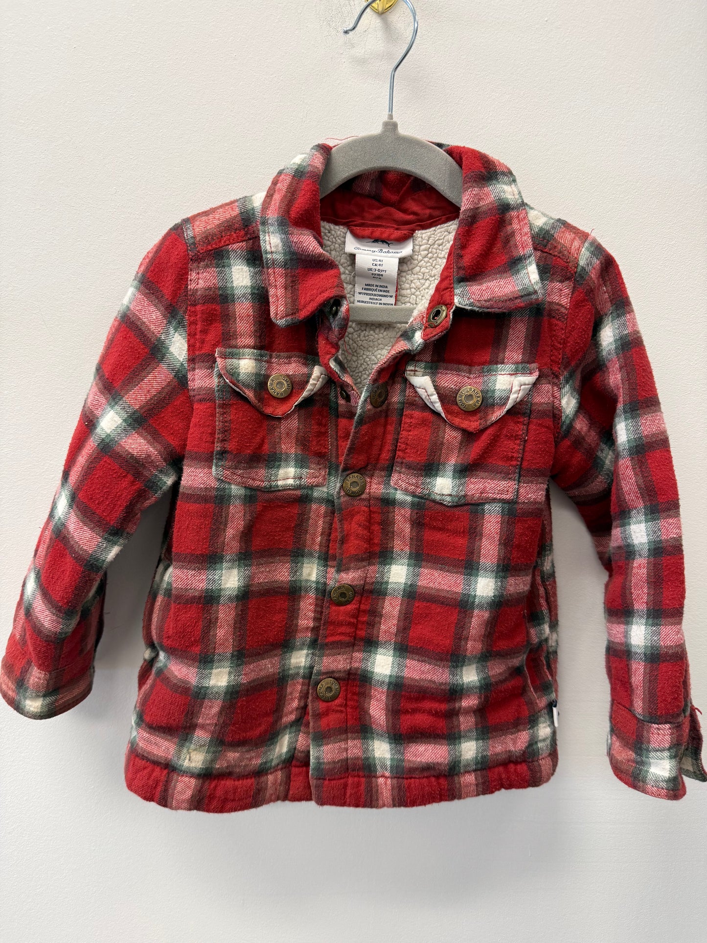 TOMMY BAHAMMA LINED COAT SIZE 4T