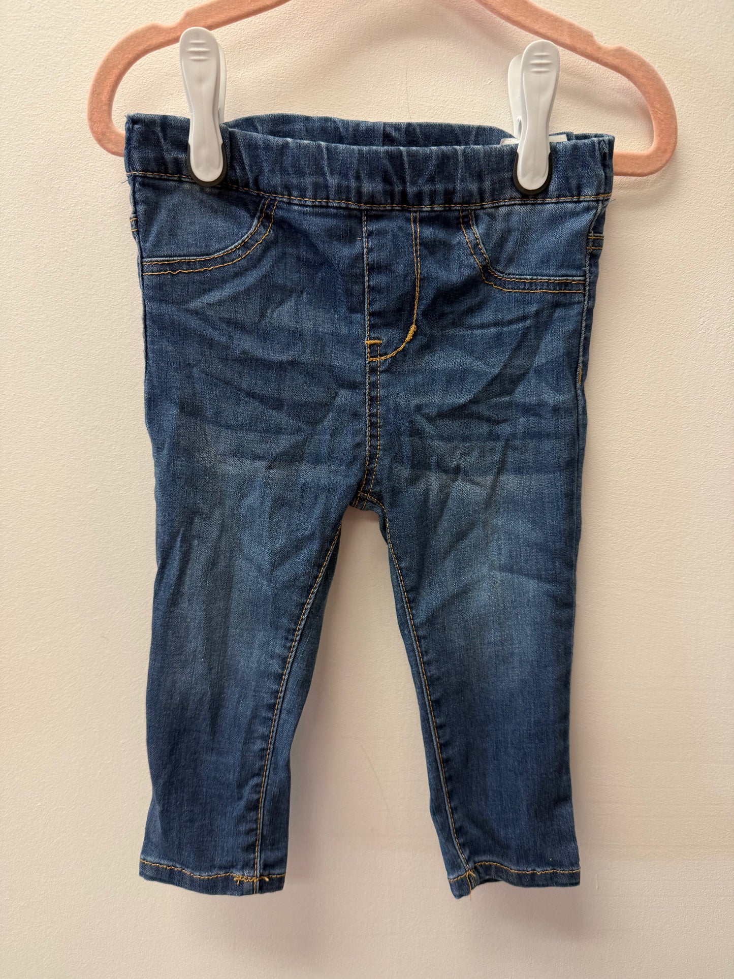 H&M ADJUSTBALE WAIST PANT JEGGINGS SIZE 12M