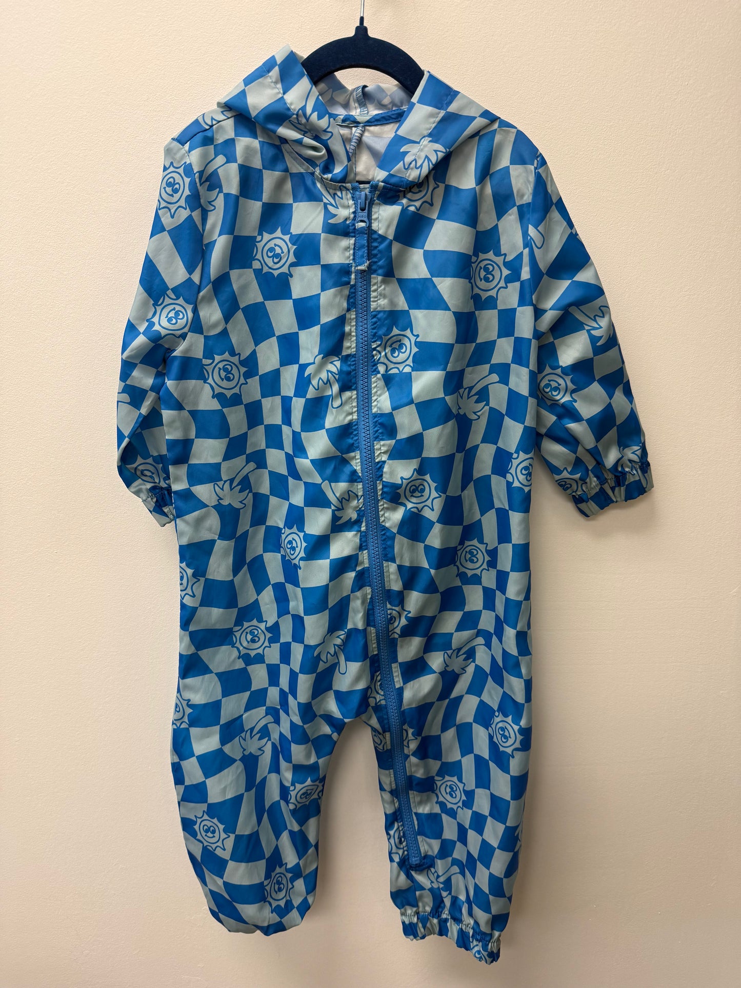 GEORGE CHECKERED RAIN SUIT SIZE 3T
