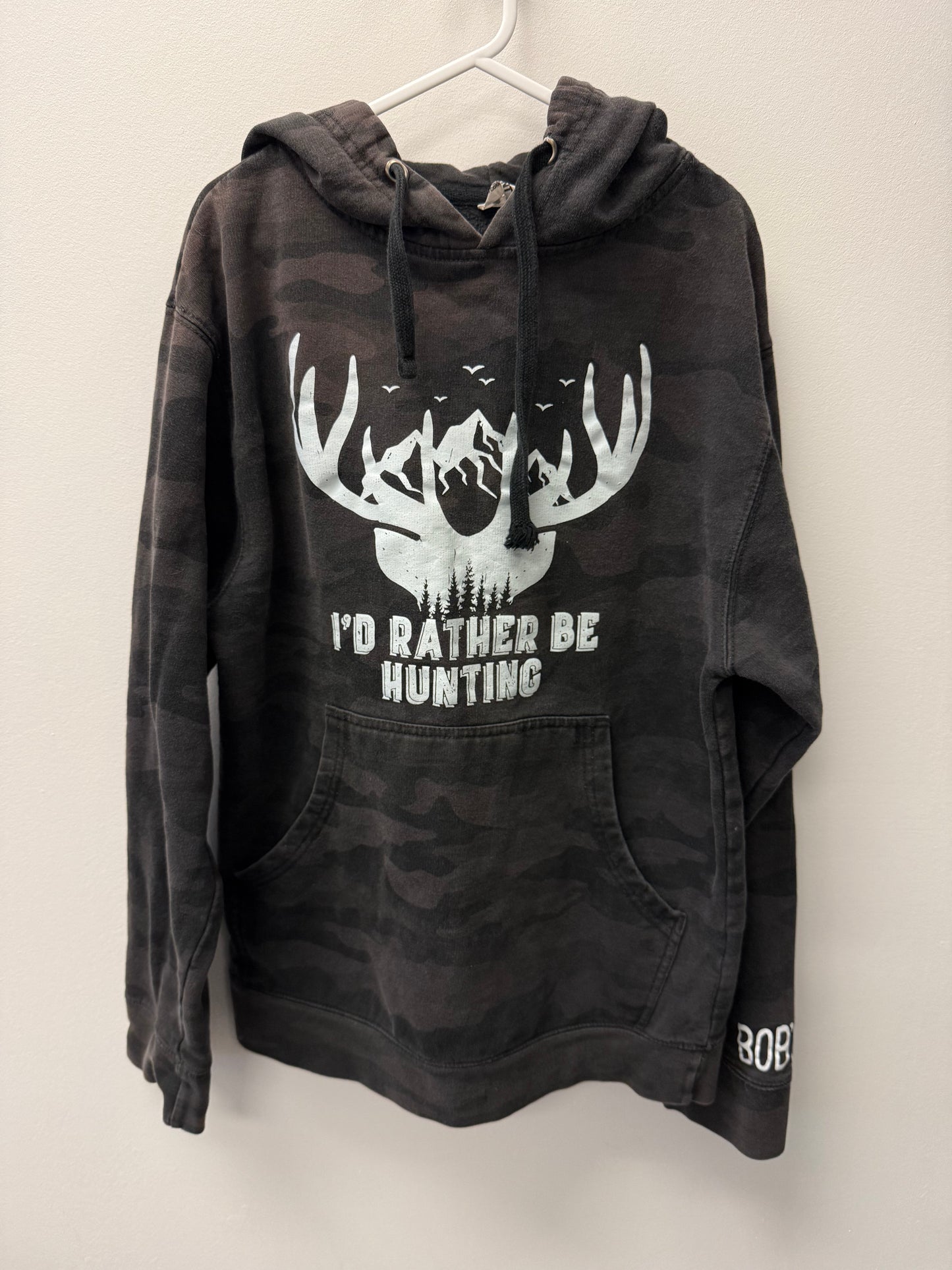 BOBS HUNTING HOODIE, NO SIZE ROUGHLY 12-14