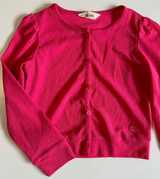 Four Lads, Pink Button-Up Cardigan Sweater - Size 4-5T