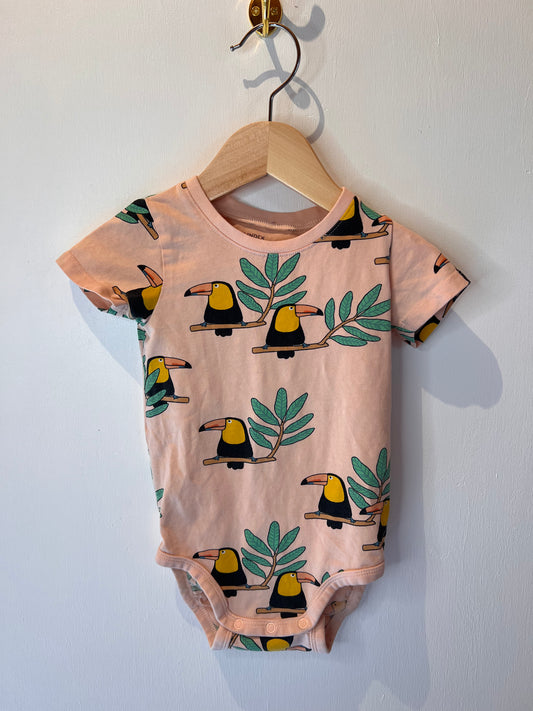 LINDEX PAROT ONESIE 12-18M