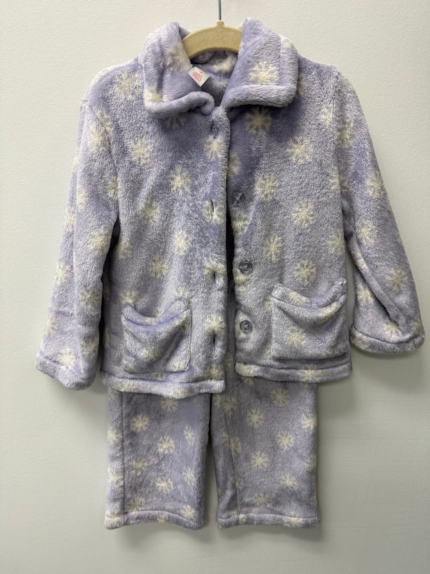JOE FRESH FUZZY SNOWFLAKE PJ SET SIZE 3T