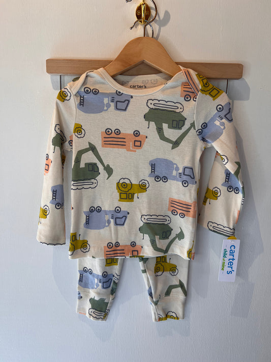 CARTERS NEW MACHINERY PYJAMAS 18M
