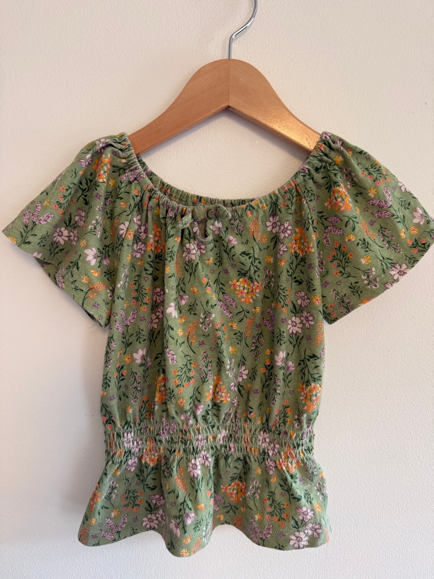 CHILDRENS PLACE FLORAL SHIRT SIZE 4T