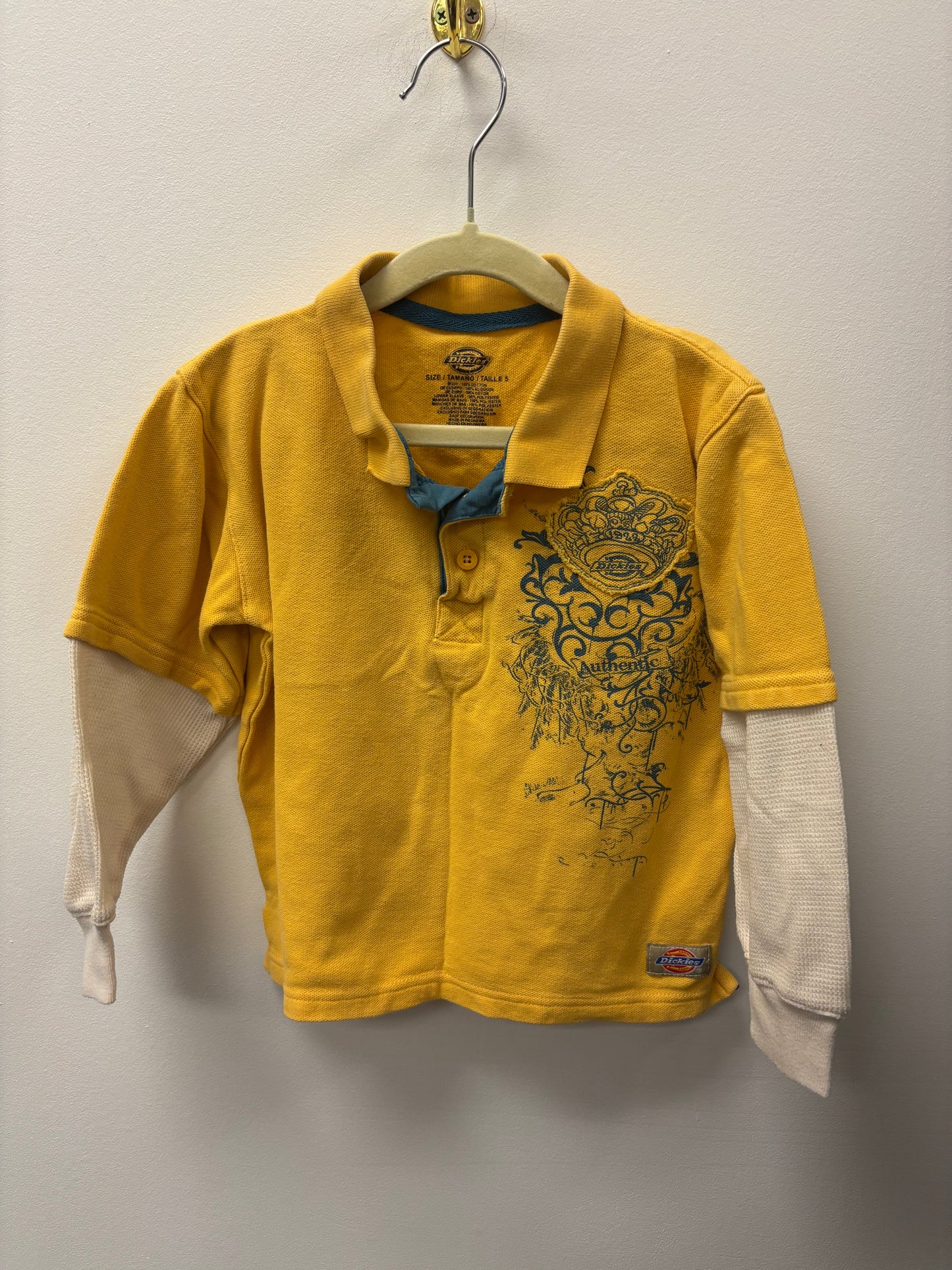 DICKIES YELLOW LONG SLEEVE SIZE 5T