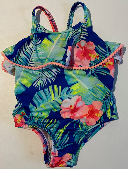 Penelope Mack, Tropical One-Piece Bathing Suit - 24 Months