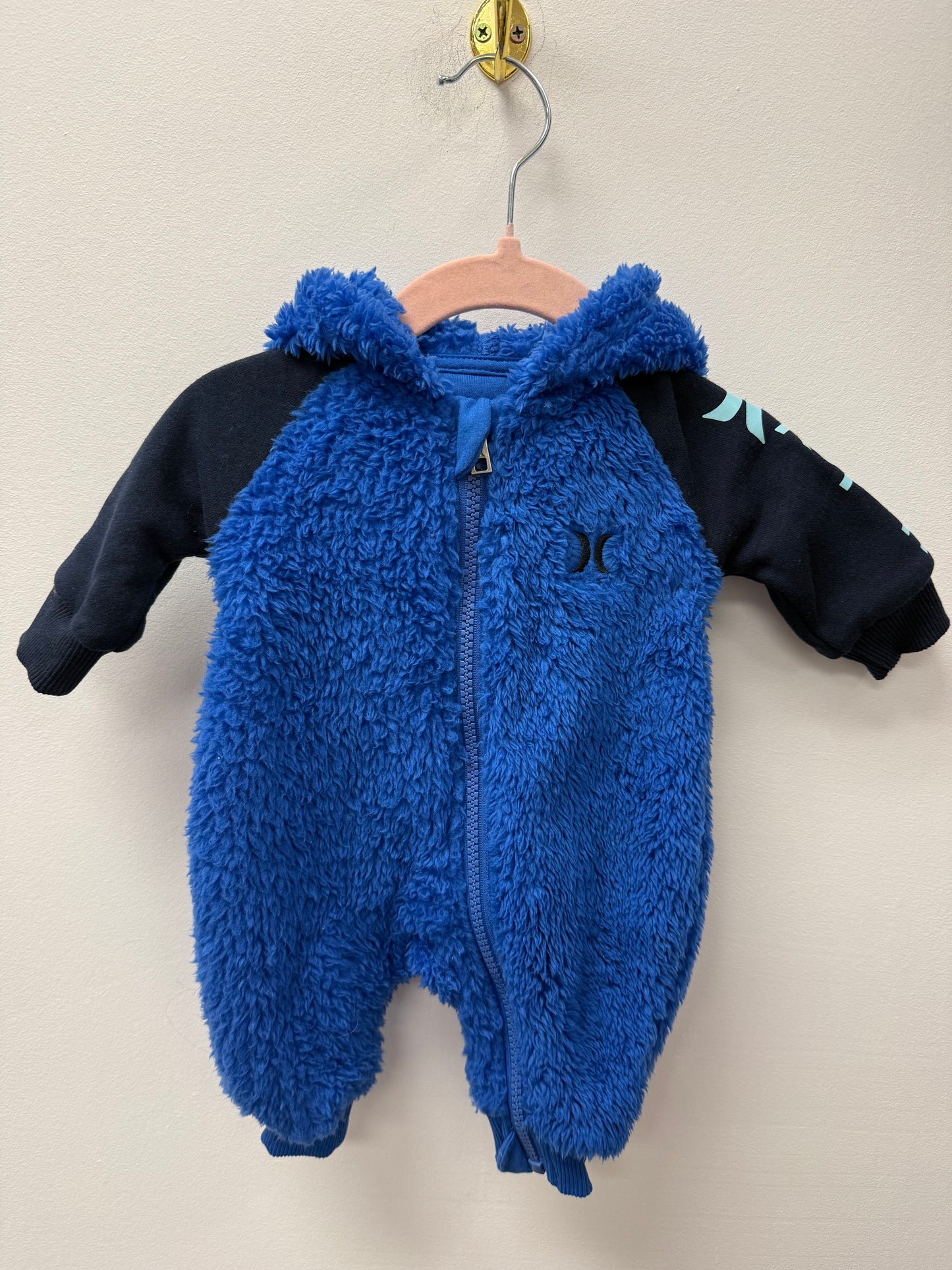 HURLEY FLEECE ONE PIECE SIZE NEWBORN