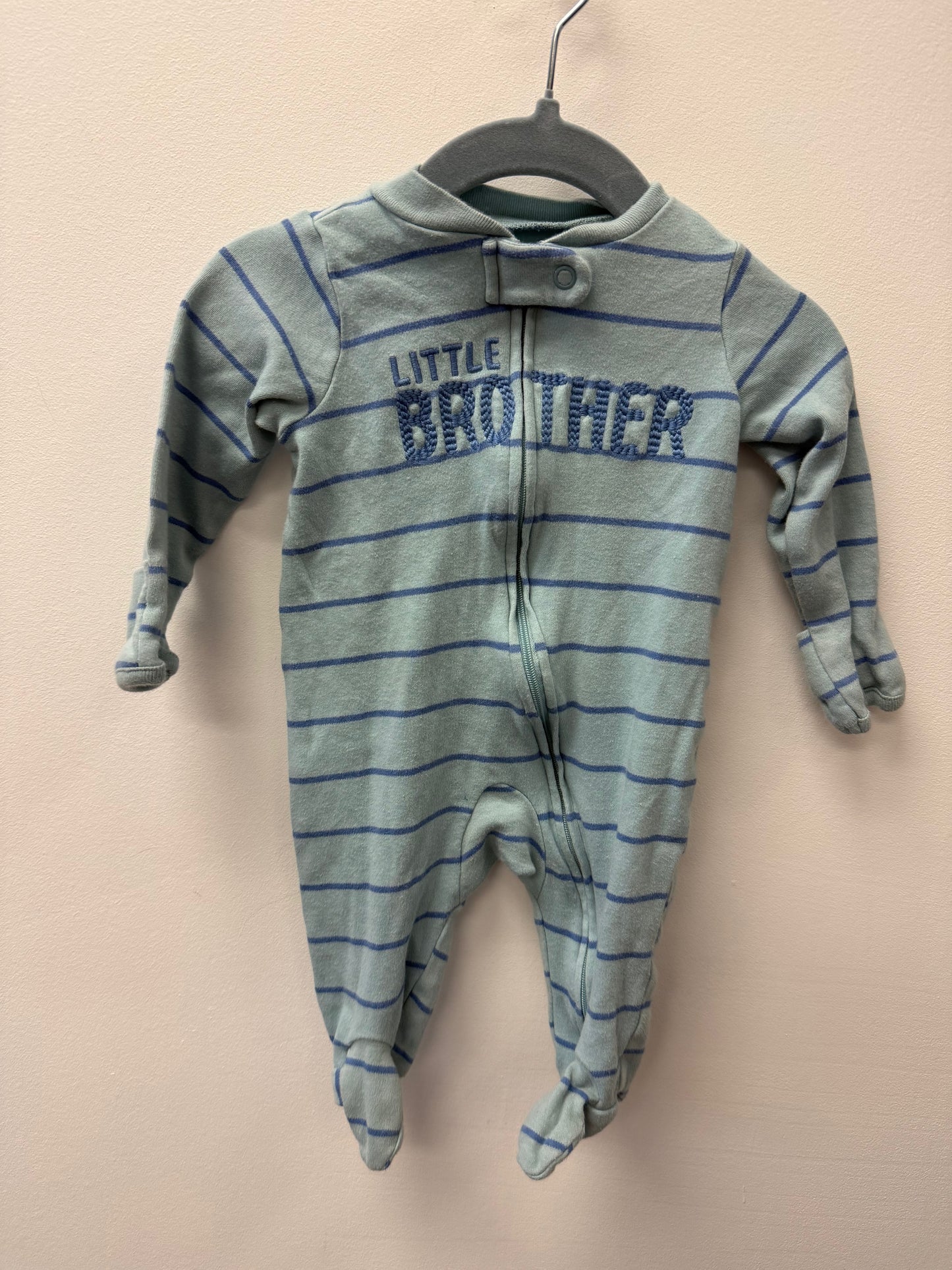 CARTERS "LITTLE BROTHER" SLEEPER SIZE 0-3M