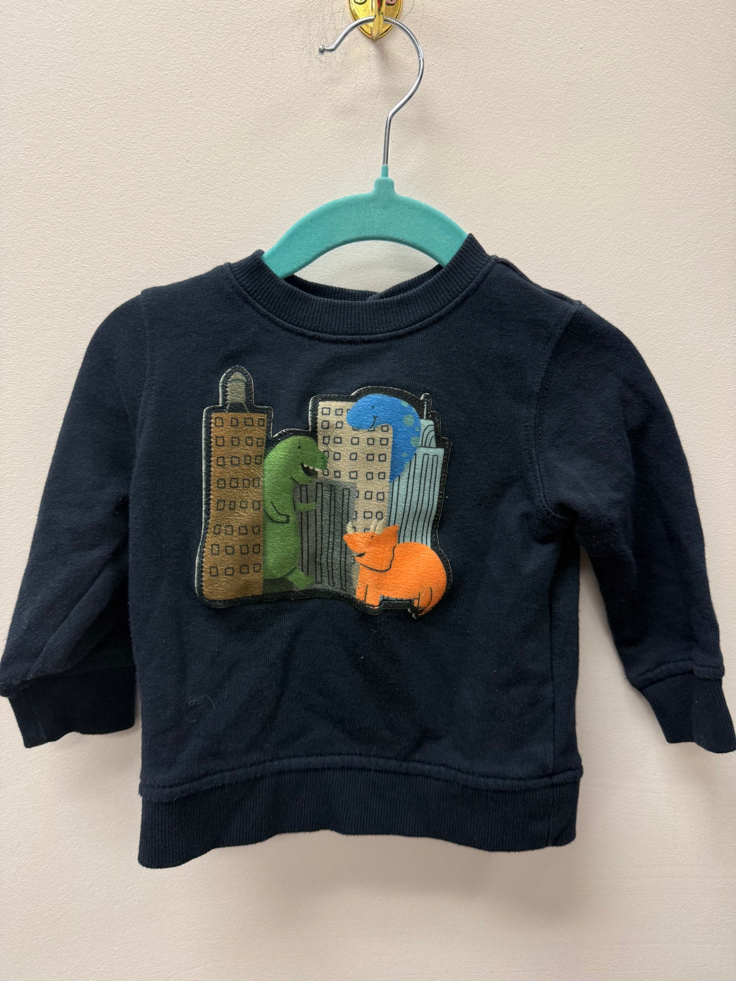 JOE FRESH DINO CREW SIZE 6-12M