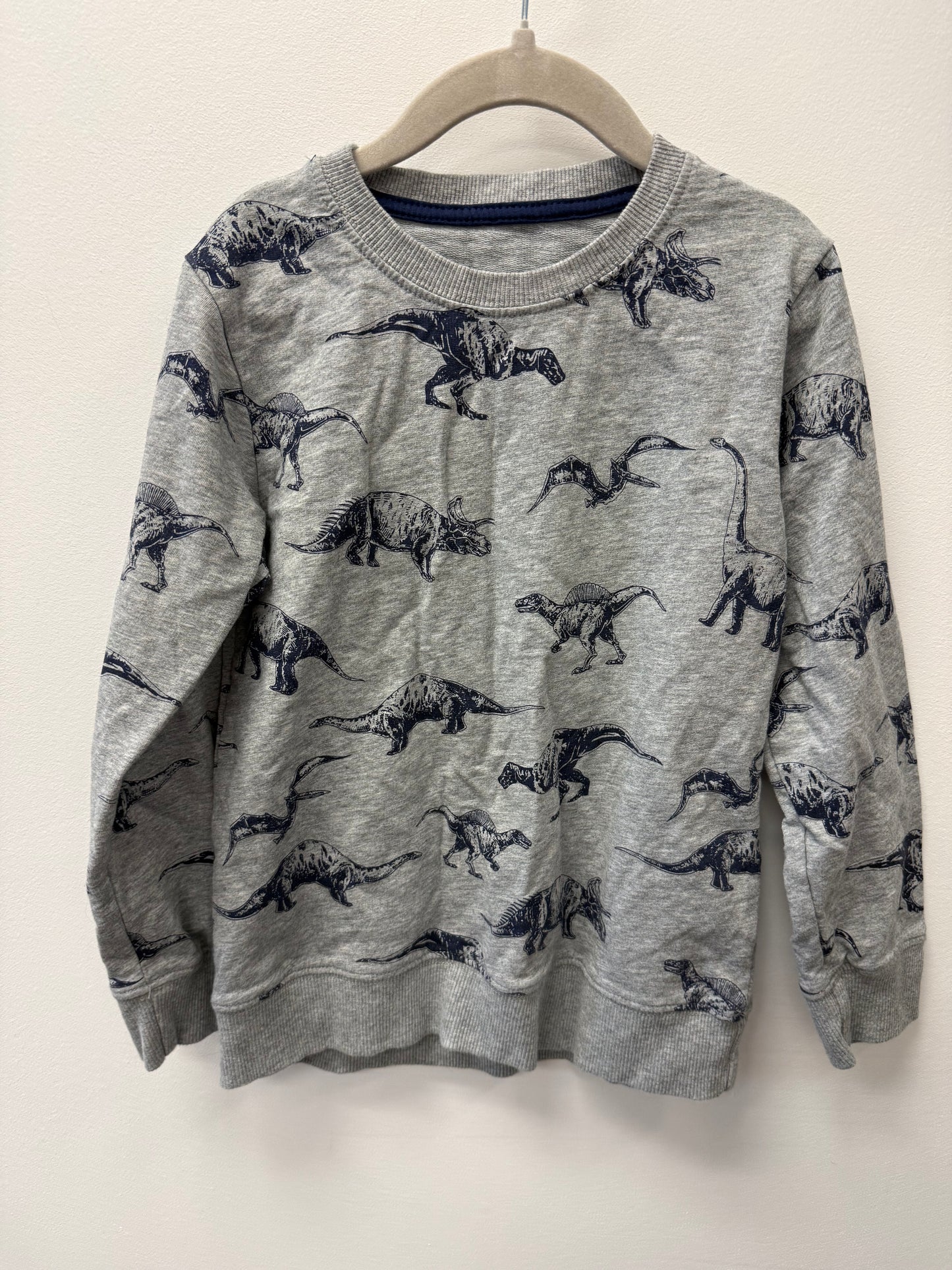 UNKNOWN BRAND GREY DINO CREW SIZE 7