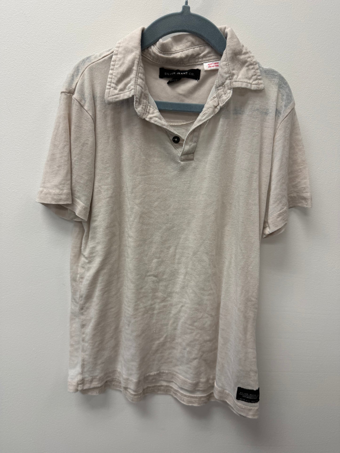 SILVER JEANS COLLARED SHIRT SIZE 7
