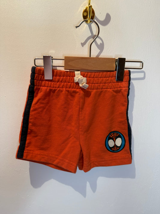 JOE FRESH SPDER MAN SHORTS 6-12M
