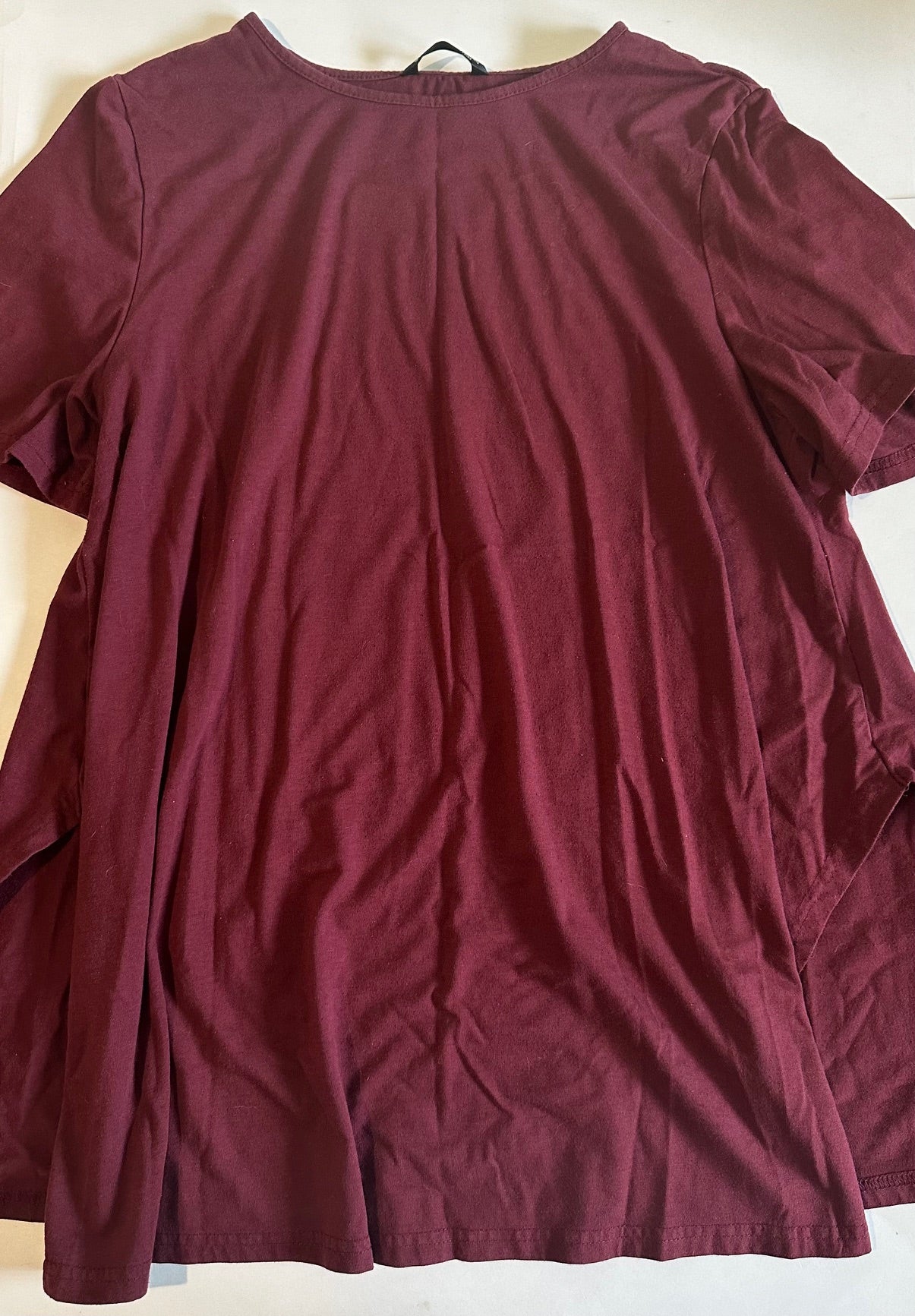 *Adult* Shein, Burgundy Open-Side Top - Size Large