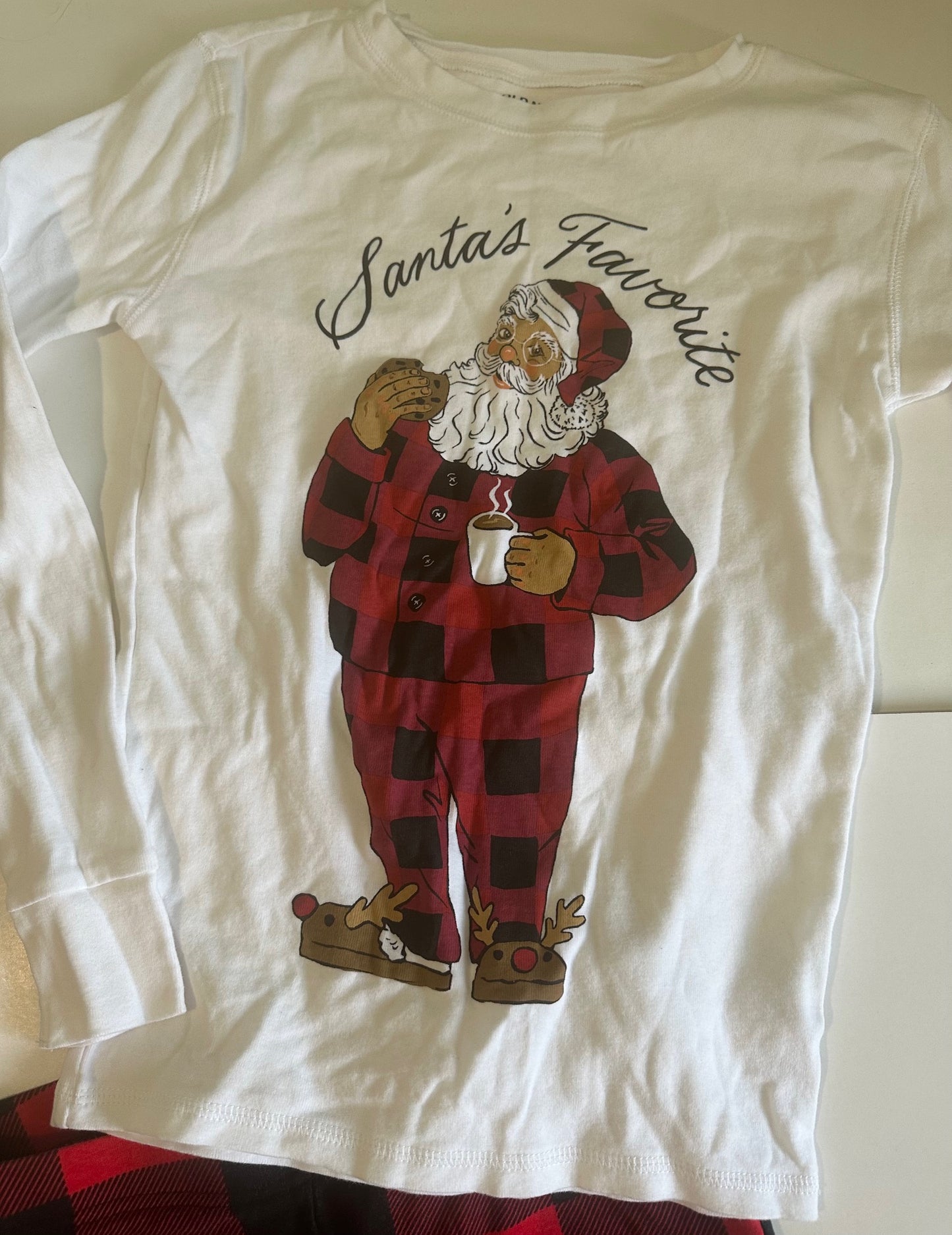 Old Navy, Two-Piece "Santa's Favorite" Pyjamas - Size XL (12)
