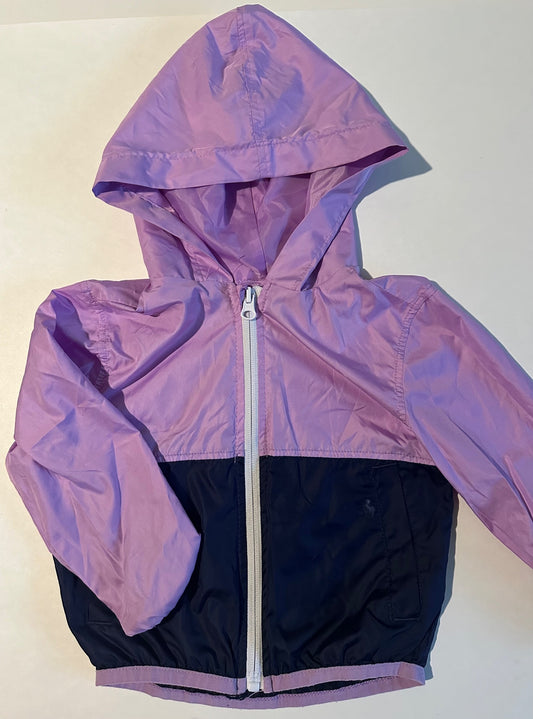 *Play* George, Purple and Navy Blue Zip-Up Light Jacket - Size 2T