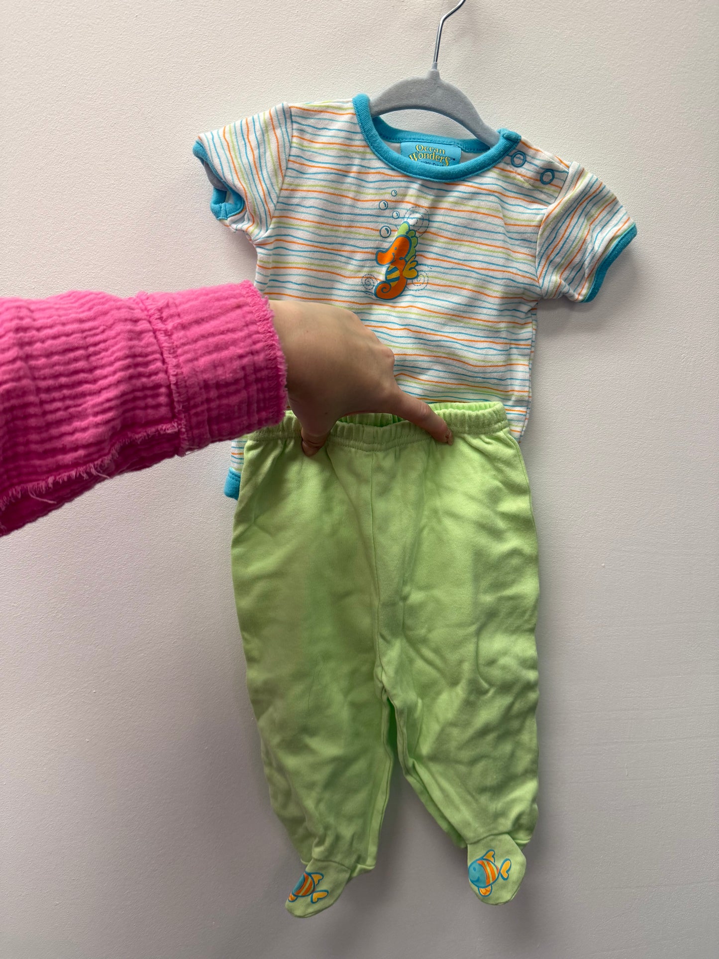 OCEAN WONDERS 2 PIECE SET SIZE 6-9M