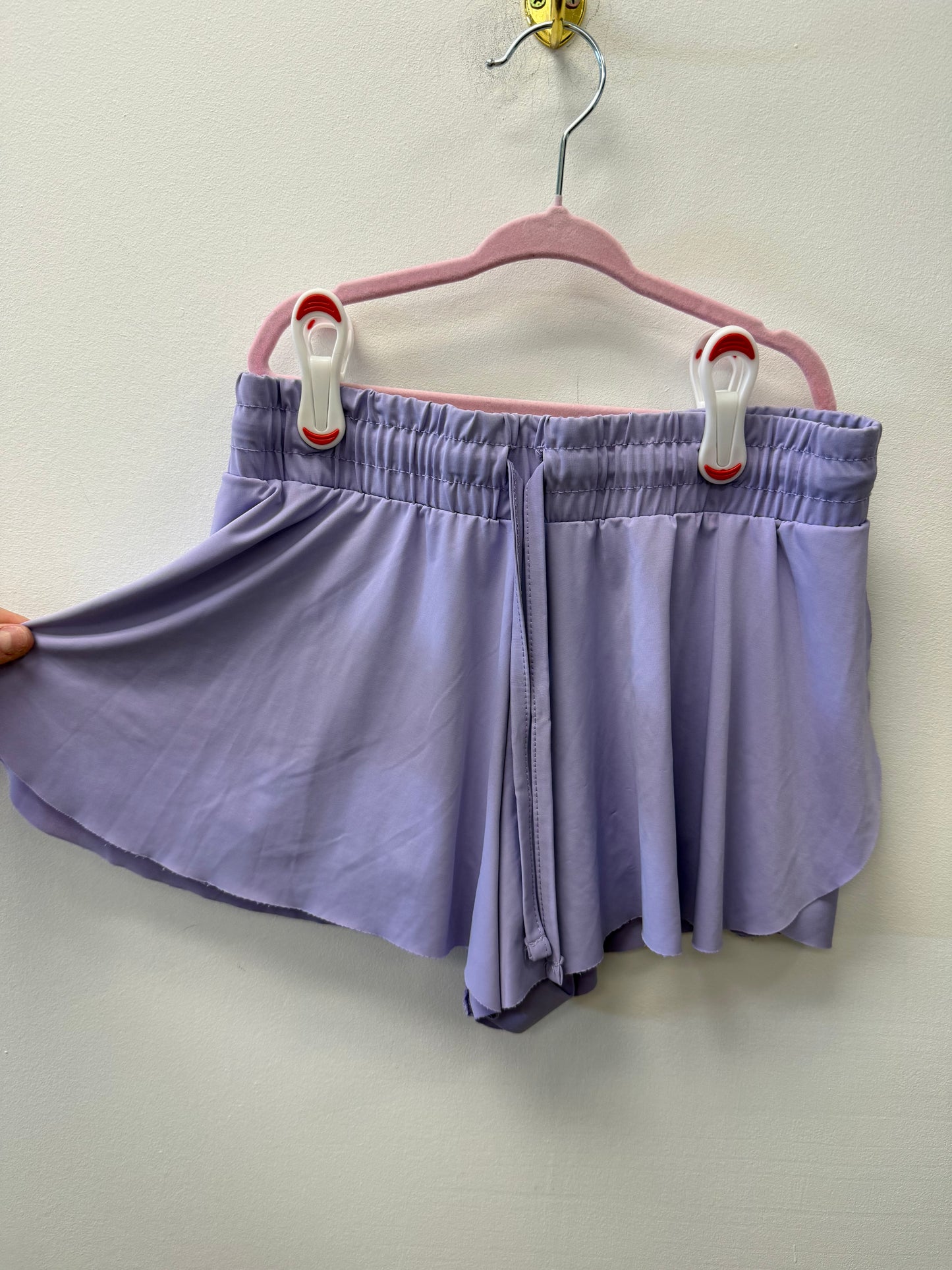 BTWEEN LINED PURPLE SHORTS SIZE 10