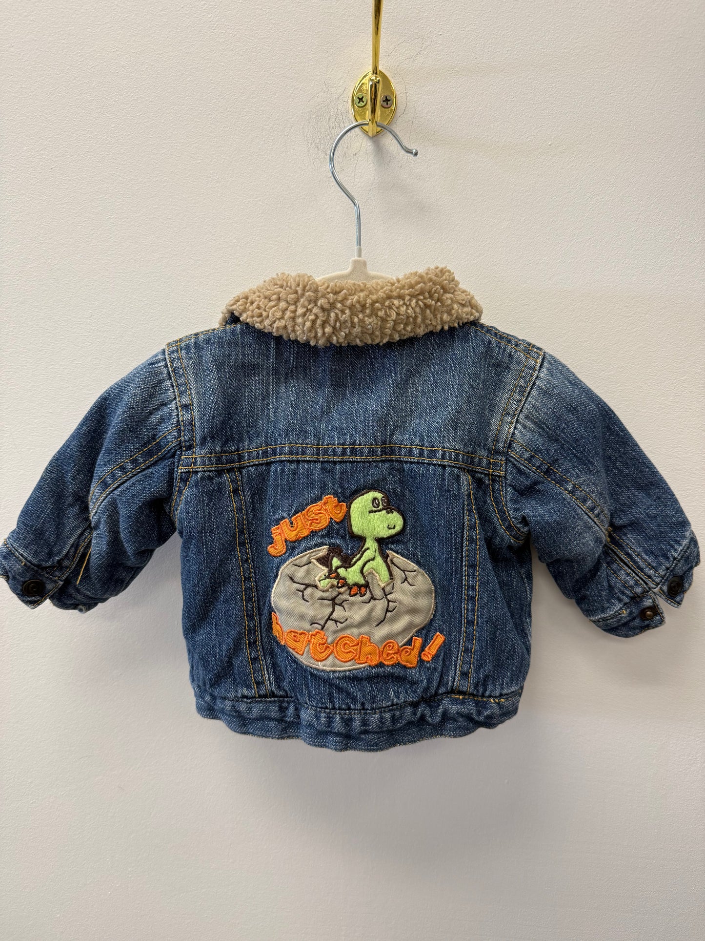 PLEASE MUM LINED DENIM JACKET SIZE 3M