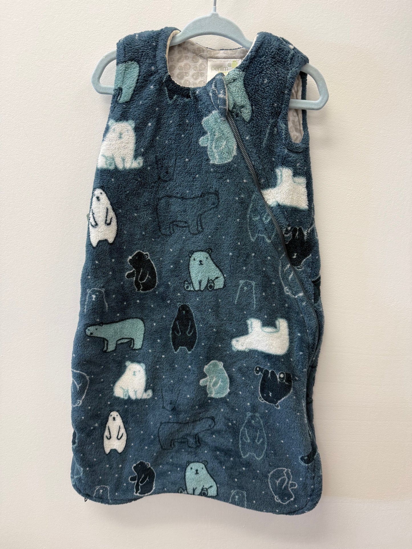 PERLIMPINPIN FLEECE SLEEPSACK SIZE 0-6M 1.5 TOG