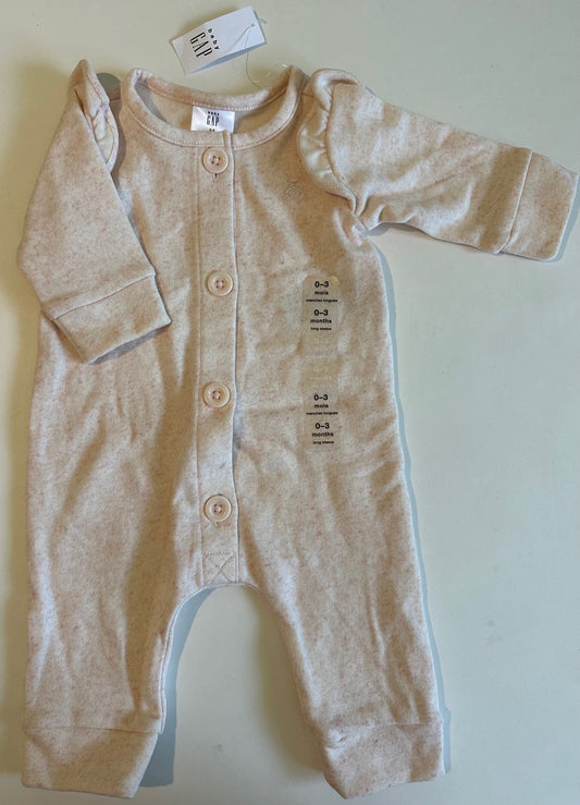 *New* Baby Gap, Pale Pink Soft-Lined Outfit - 0-3 Months