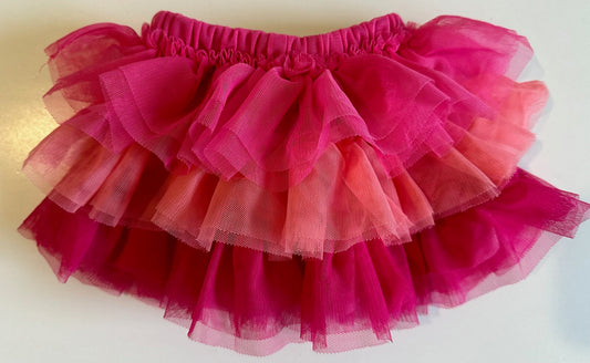 Children's Place, Pink and Orange Tutu Skirt - 0-3 Months