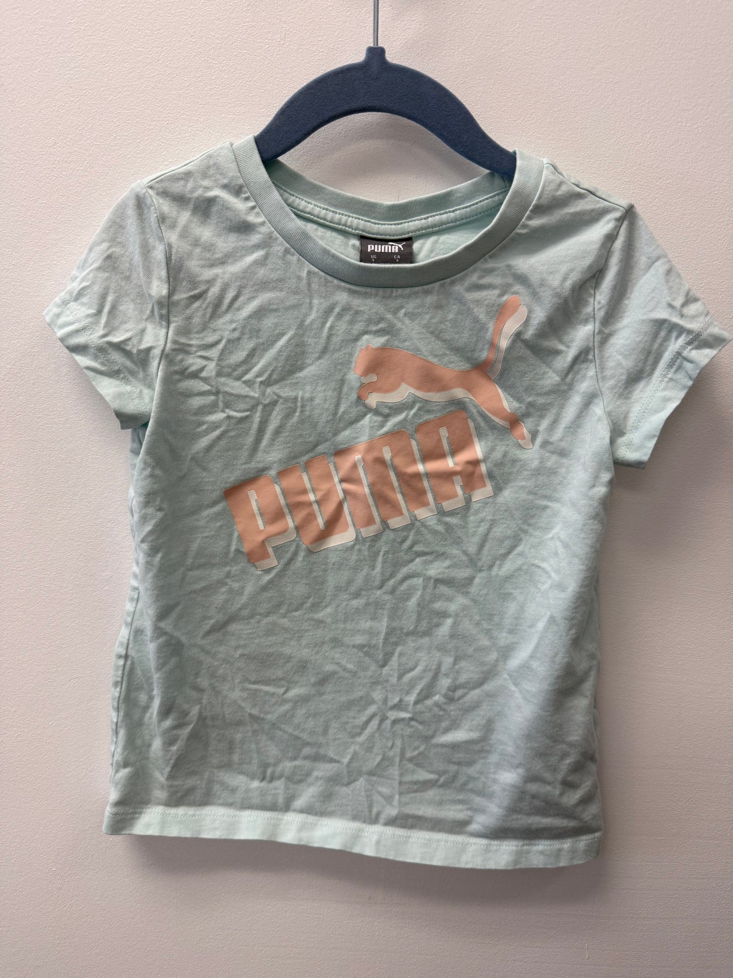 PUMA BLUE & PINK SHIRT SIZE 5T