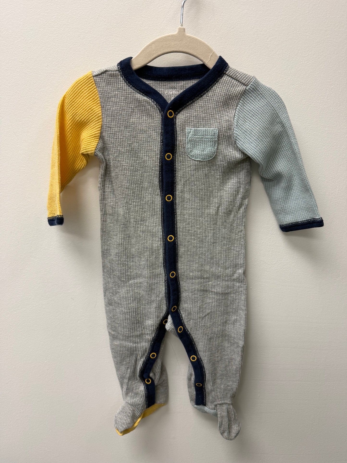 CARTERS WAFFLE KNIT SLEEPER SIZE 6M