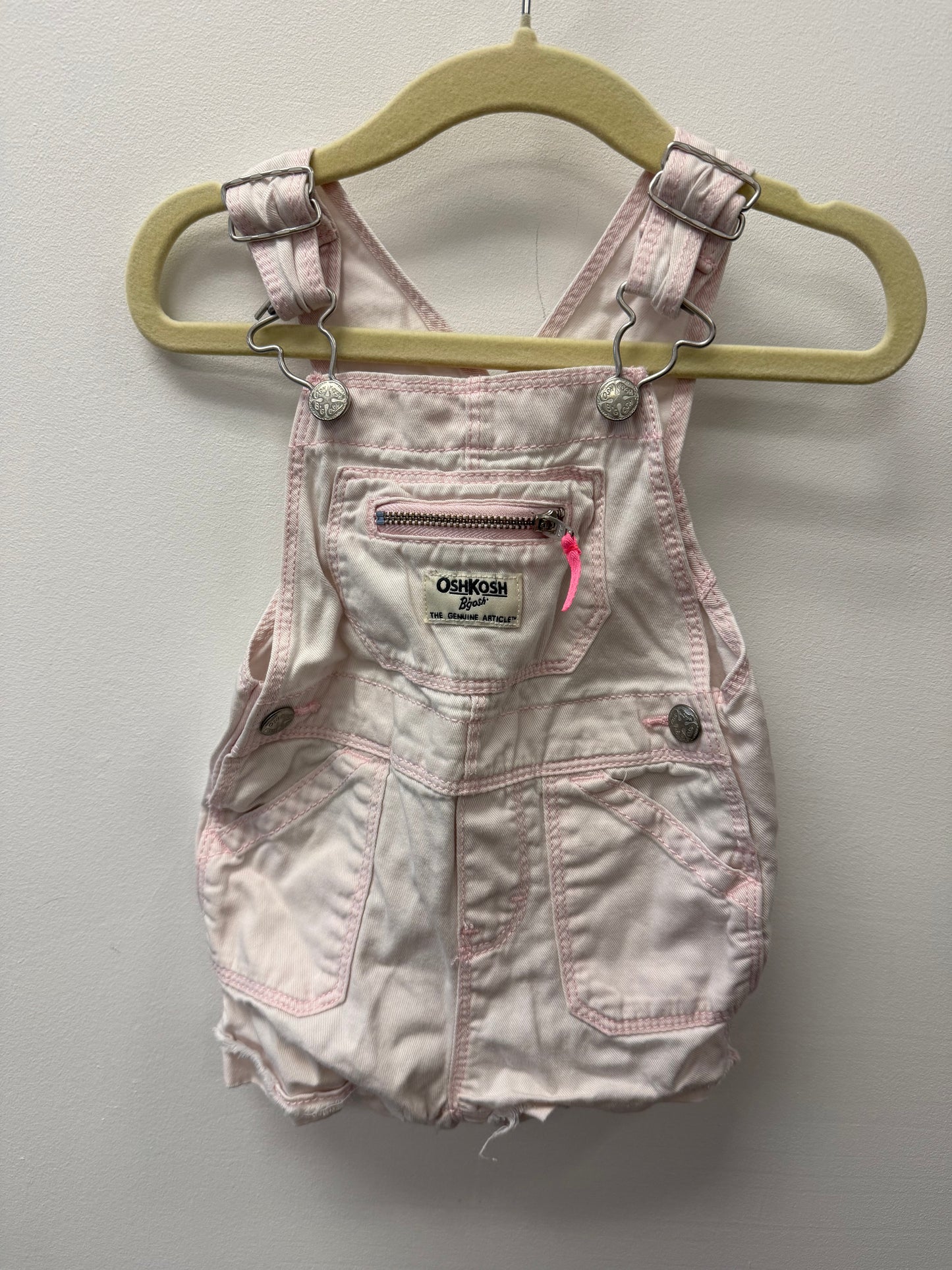 OSHKOSH FRONT ZIPPER OVERALLS SIZE 9-12M