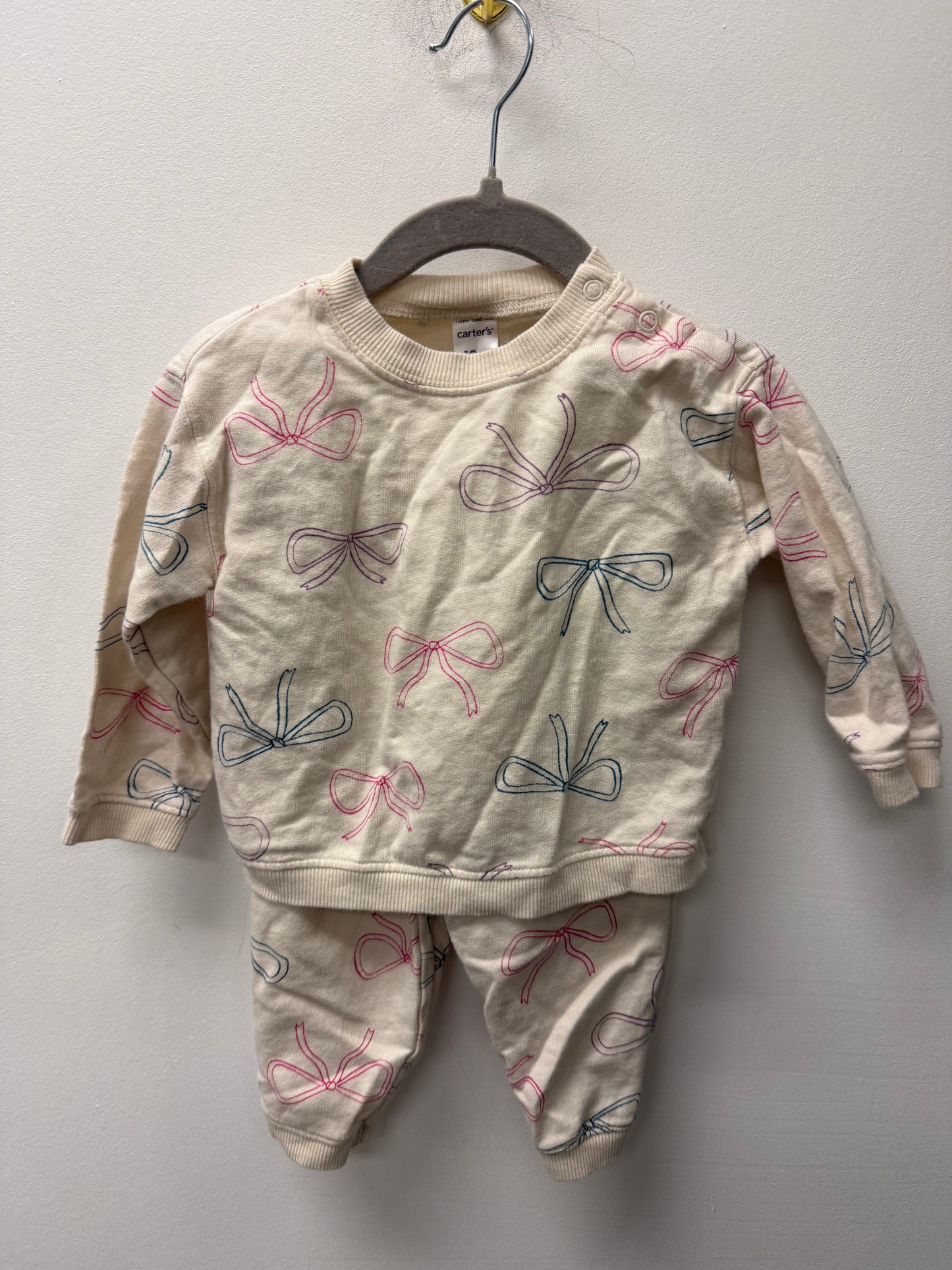 CARTERS BOW TRACKSUIT SIZE 12M