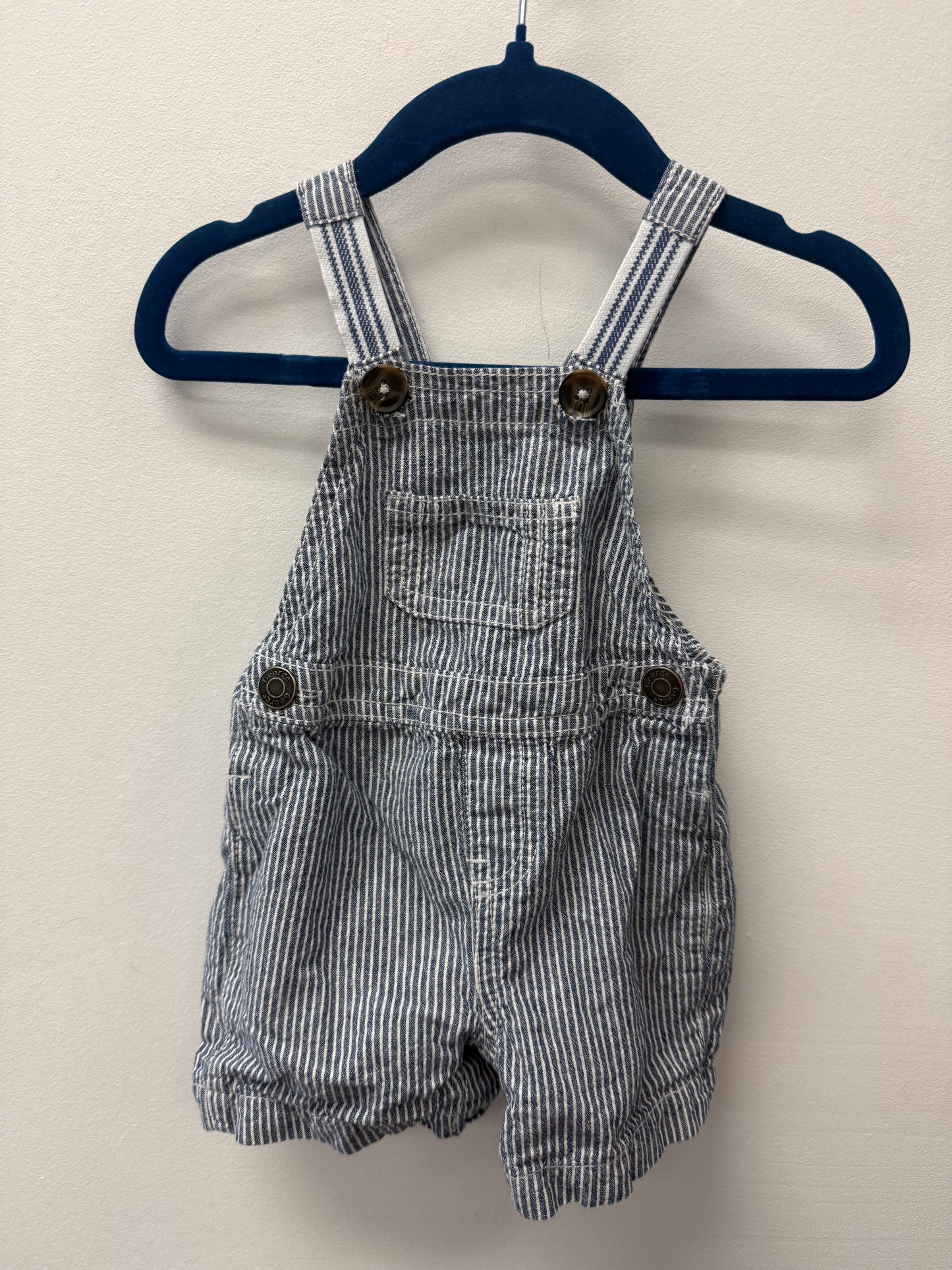 GEORGE STRIPPED OVERALLS SIZE 3-6M