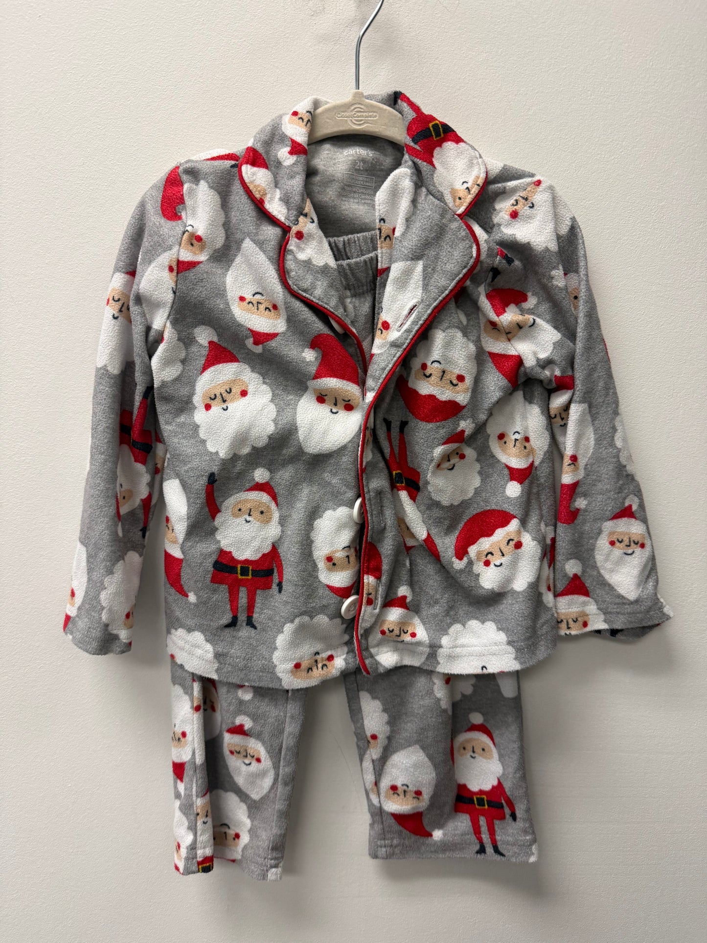 CARTERS SANTA PJ'S SIZE 2T