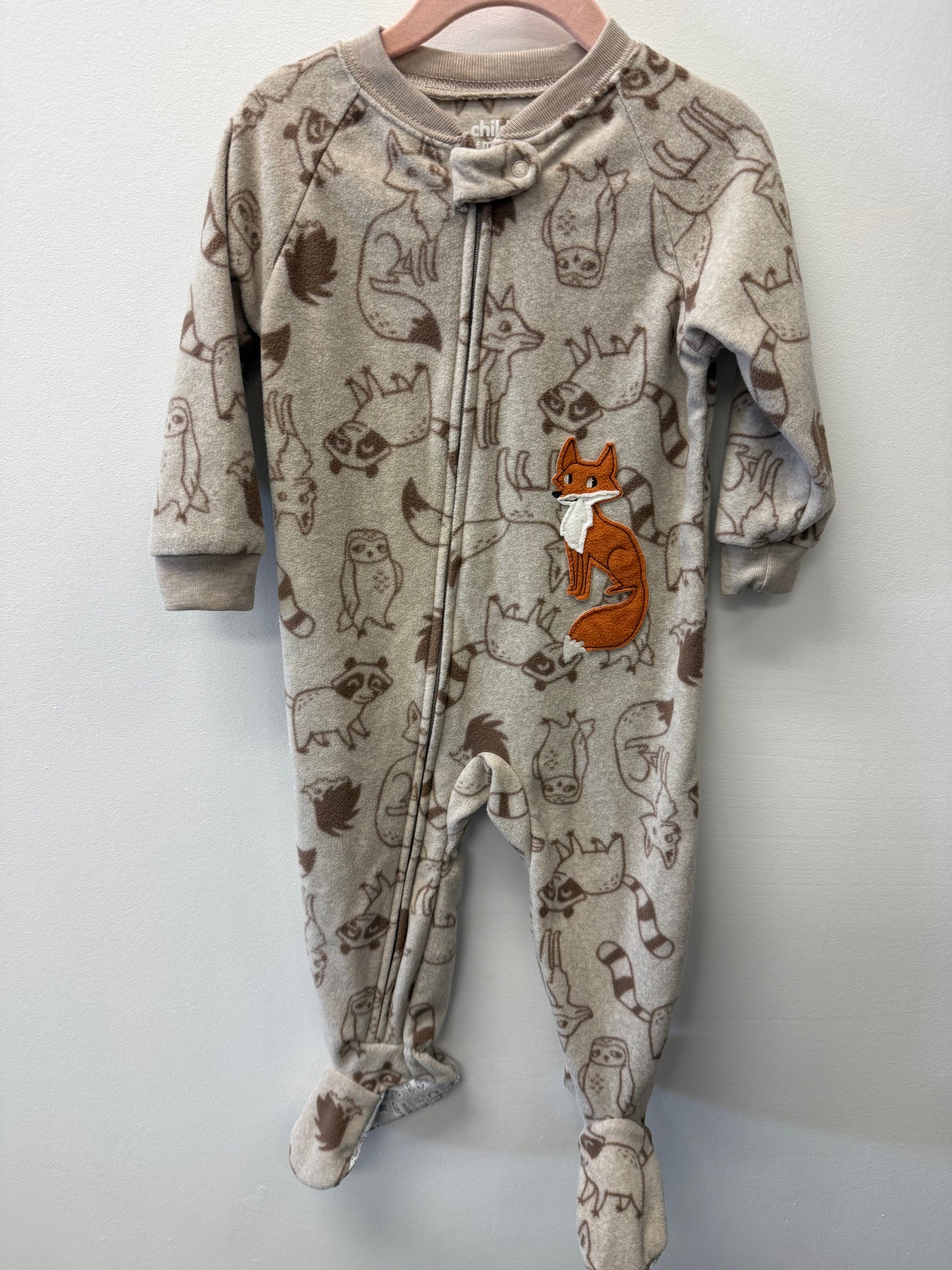 CARTERS FLEECE FOX SLEEPER SIZE 18M