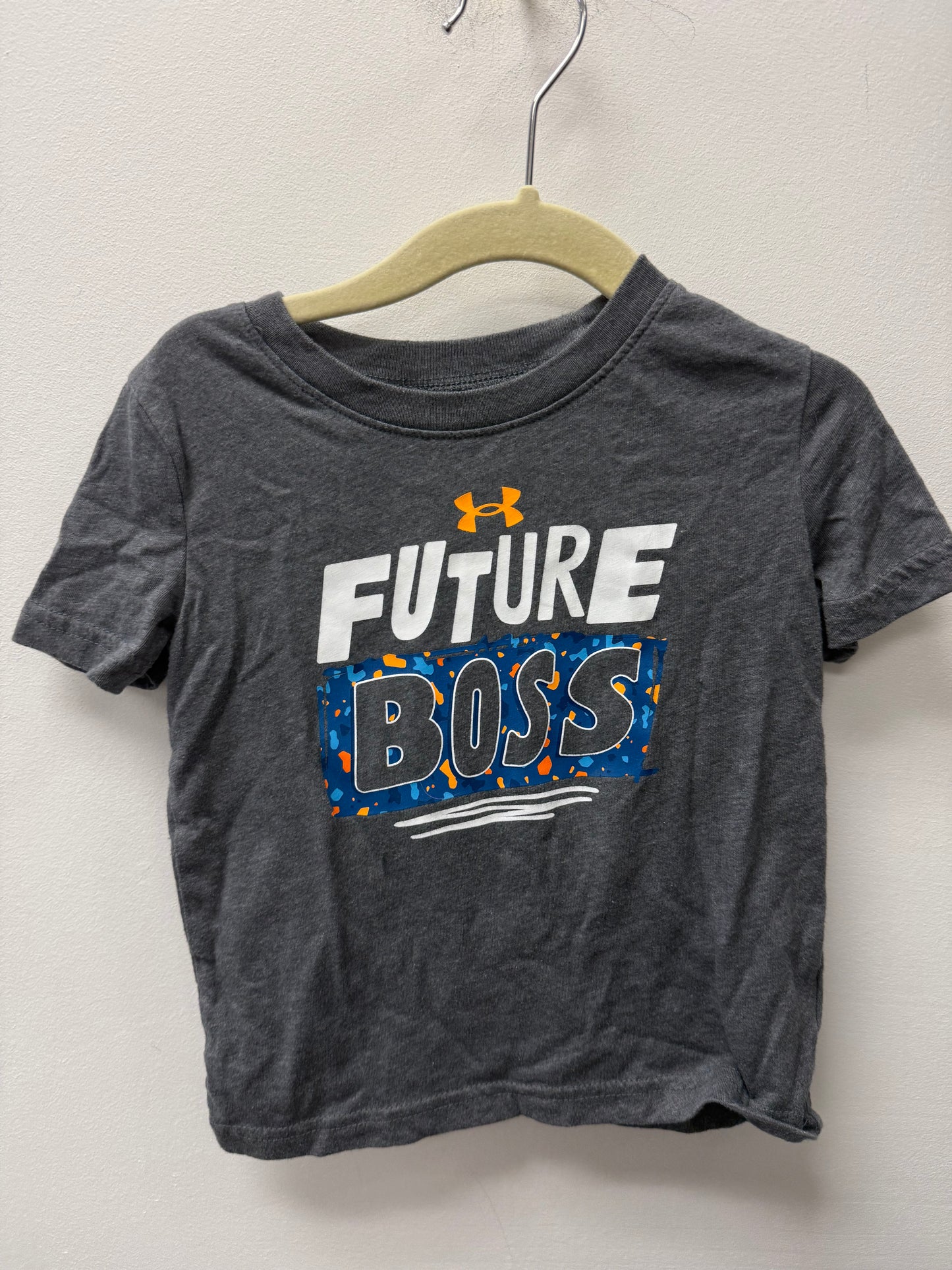 UNDER ARMOUR "BOSS" SHIRT SIZE 2T
