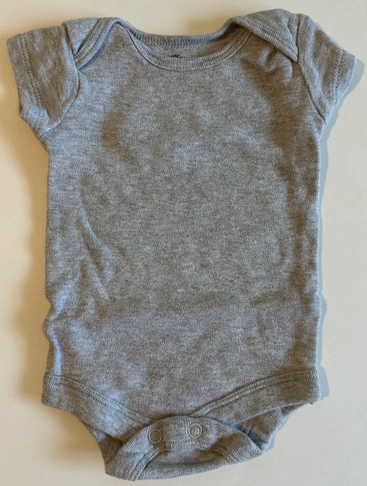 George, Plain Grey Onesie - Newborn